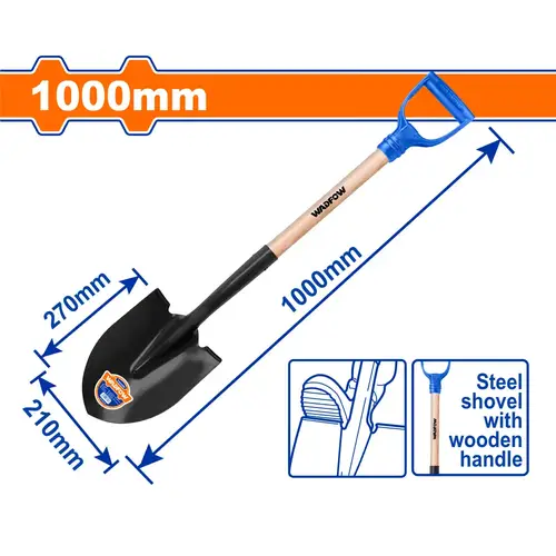 Steel shovel