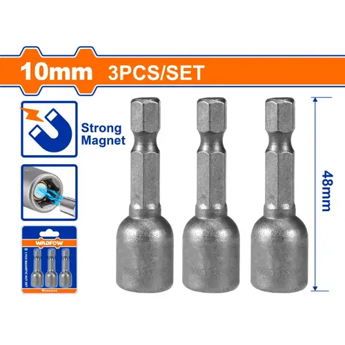 3 Pcs magnetic nut set