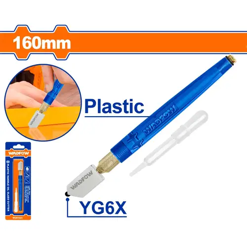Plastic handle oil glass cutter