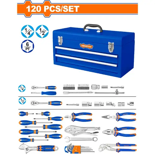 120 Pcs tools chest set