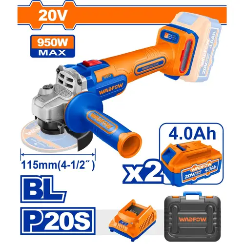 Cordless angle grinder