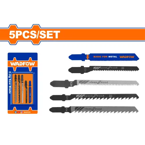 Jig saw blade set