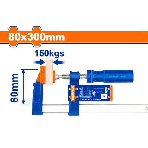 مربط نجار يد بلاستيك 80x300mm WADFOW WCP2181