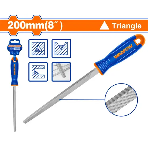 Triangle steel file