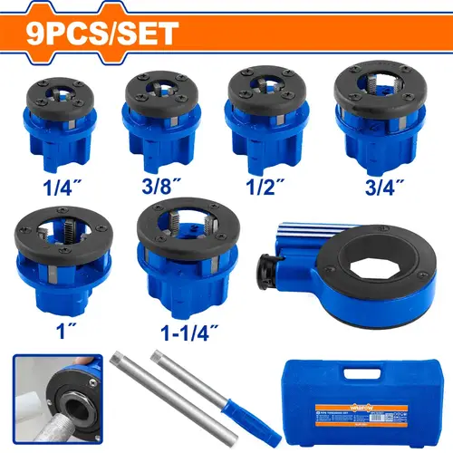 طقم حدة فتح سن مواسير9PCS WADFOW WJK1D61
