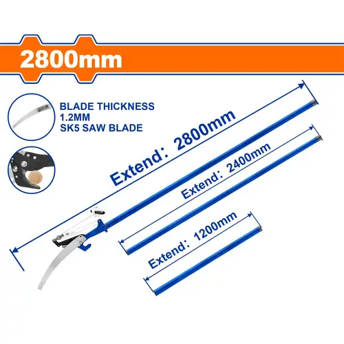Extendable pole saw & pruner