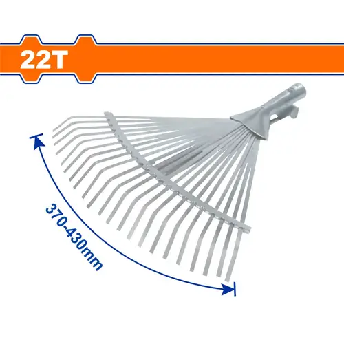 Metal leaf rake