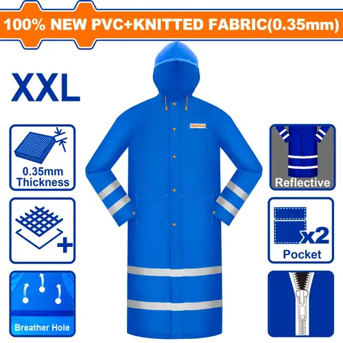 Rain coat (with reflective strip)