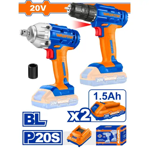 Cordless 2 pcs combo kit