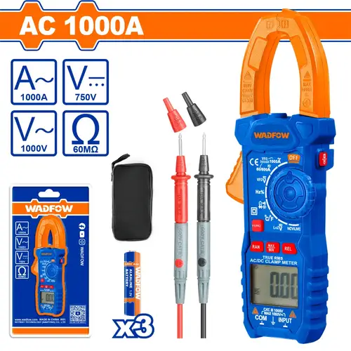 كلامب متر AC 1000A WADFOW WDM6508