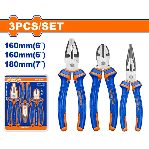 طقم زرادية يد ربل 3Pcs WADFOW WPS0603