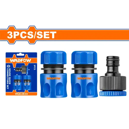 3 Pcs hose quick connectors set