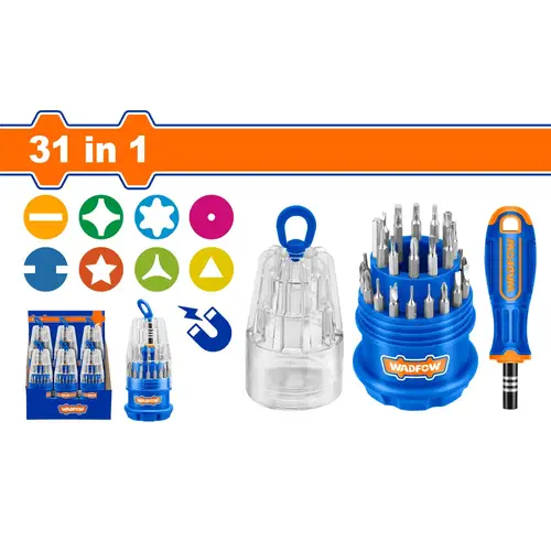 طقم مفكات كوب 31-In-1 WADFOW WSS1J31