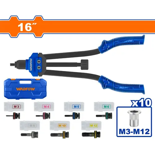 Rivet nut gun kit