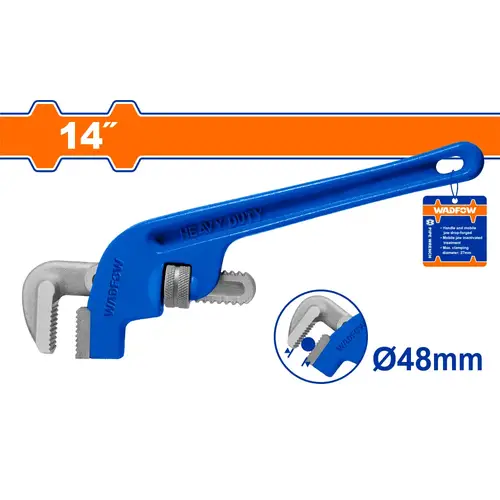 Offset pipe wrench