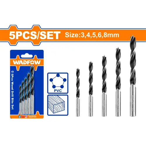 5pcs wood drill bits set