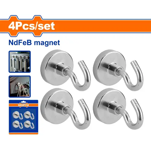 4 Pcs Magnetic hook set