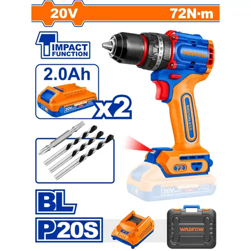 Compact Brushless Cordless Impact Drill