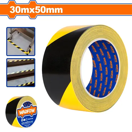 لاصة تحزيري اسود واصفر30M*50MM WADFOW WPN4H45
