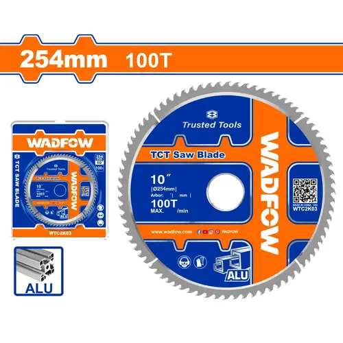 ديسك قص المينيوم 254mm 100T WADFOW WTC2K03