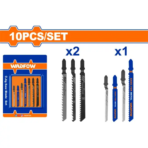 Jig saw blade set