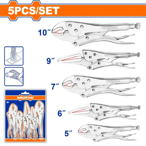 5 Pcs Locking Pliers set
