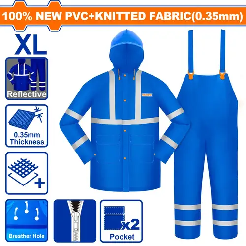 Rain suit(with reflective strip)