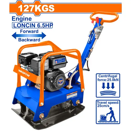 Gasoline reversible plate compactor