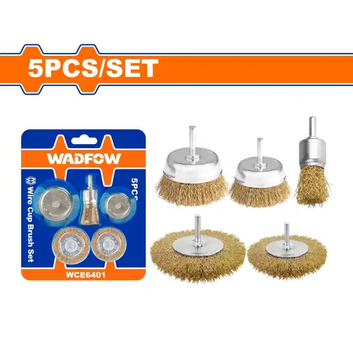 طقم فرشة دريل 5Pcs WADFOW WCE6401