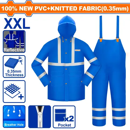 Rain suit(with reflective strip)