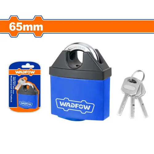 Weatherproof iron padlock