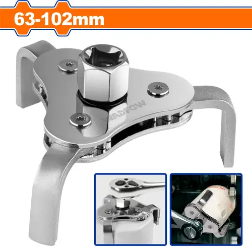 مفتاح مصفاة زيت ثلاثة أرجل 63-102mm WADFOW WUL1401