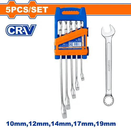 طقم مفتاح مشترك 5pcs Size:10-19mm WADFOW WSP1215