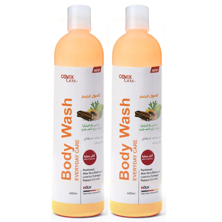 Bundle Of 2 Covix Care Papaya & Licorice Body Wash - 400 ml