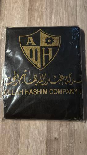 تلبيس اسود شعار عبدالله هاشم 