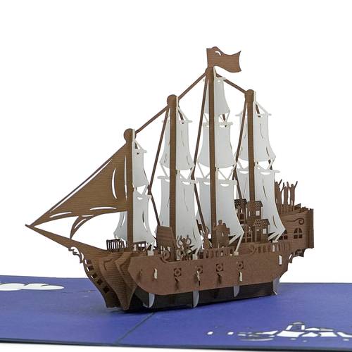 بطاقة السفينة الشراعية