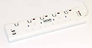 301100008  5متر 4فتحة USB Koolen توصيلة