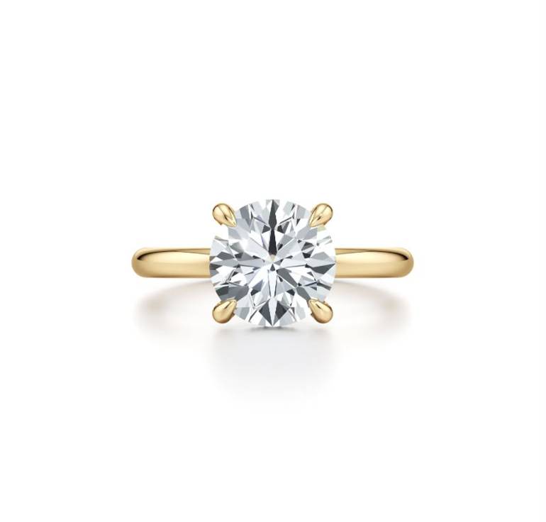 Aurore solitaire diamonds ring 