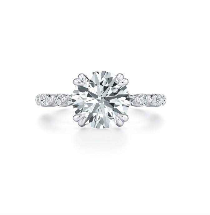 Mon Amour solitaire diamonds ring