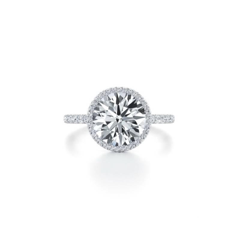 The Eternal Micropavé Halo Ring