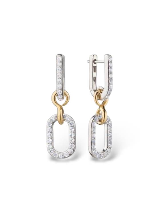 The Duet Pavé Chain Link Drops