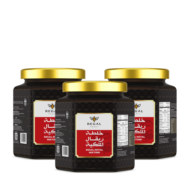 خلطة ريقال الملكية | كورس - 3 عبوات خلطة ريقال 500 جرام