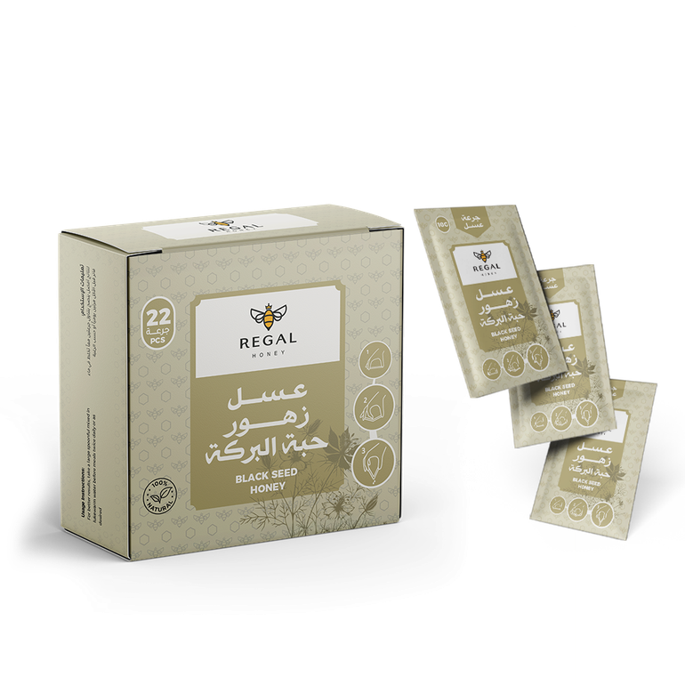 عسل حبة البركة - 22 جرعة × 10 جرام