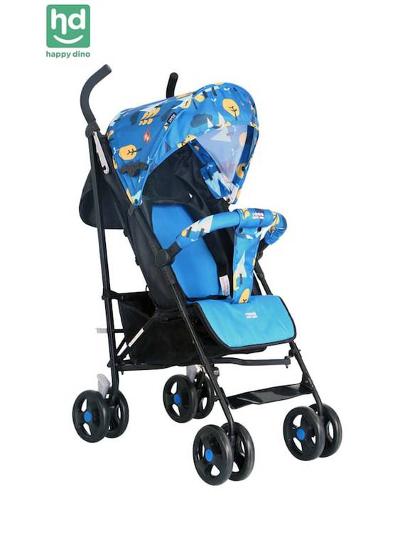 HAPPYDINO Baby's Pushchair Simple Print Pattern Portable Collapsible Fash
