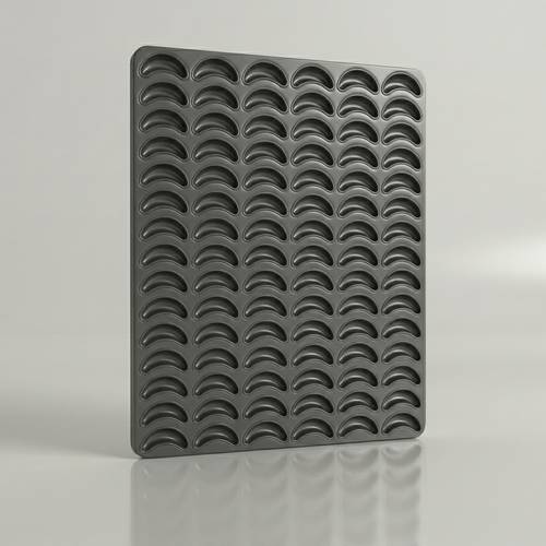 Non-Stick Teflon Mini Croissant Tray 80×60 cm – 96 Cavities