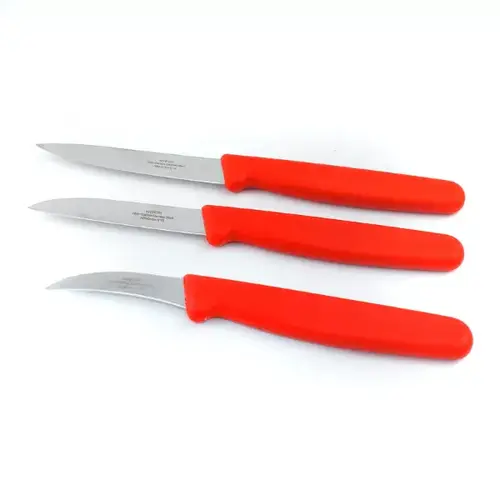 3-Piece High-Carbon Stainless Steel Kitchen Knife Set (German-Style) – Sharp Blades, Comfortable Anti-Slip Handles