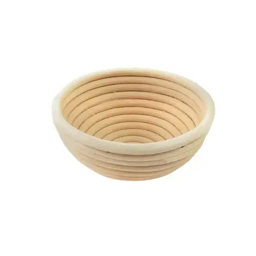 Small Round Bread Proofing Basket Natural Rattan – For Perfect Dough Fermentation