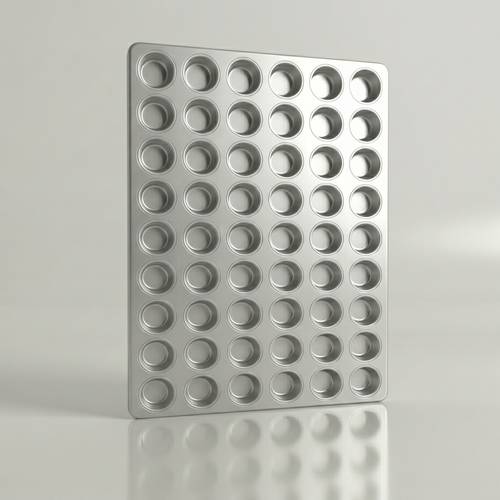 Aluminum Cupcake Tray 80×60 cm – 63 Cavities