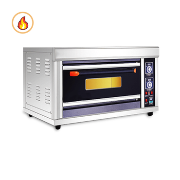 Elshohail Gas Deck Oven 2 Trays 40x60 – Single Deck with Thermal Stone 