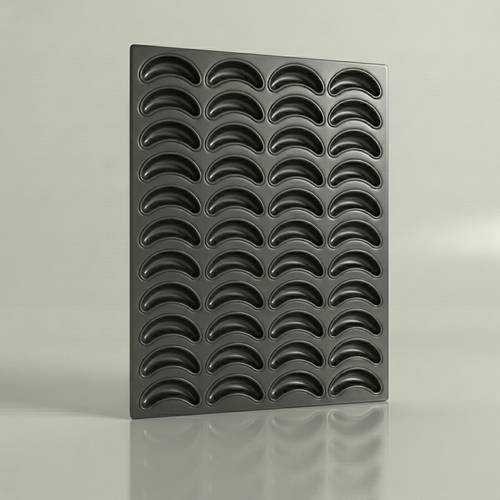 Non-Stick Teflon Mini Croissant Tray 40×60 cm – 48 Cavities